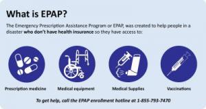Emergency Prescription Assistance Program and Medical Equipment in a Disaster Area